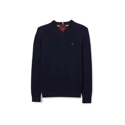 Produktbild von Tommy Hilfiger 8720641484558, Erwachsener, Männlich, Pullover, Navy, Blau, Langärmlig, Navy Blue