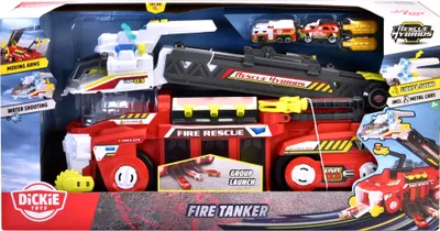 Image de Dickie Fire Tanker Fire Engine Play Set