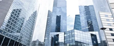 Produktbild von Tulup® Glas-Bild Wandbild aus Glas - 125x50 - Wandkunst - Wandbild hinter gehärtetem Sicherheitsglas - Dekorative Wand für Küche & Wohnzimmer  - Sehenswürdigkeiten & Architektur - Wolkenkratzer - Blau