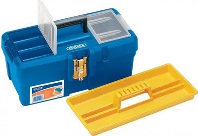 Produktbild von Famanu Werkzeugkiste mit Sortierfächern 41 cm - inklusive Tray mit Griff