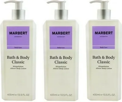 Produktbild von Marbert Bath & Body Classic Körperlotion 3 x 400 ml