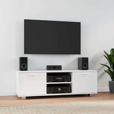 Produktbild von vidaXL TV Schrank Weiß 120x40,5x35 cm Holzwerkstoff - TV-Schrank - TV-Schränke - TV-Möbel - TV-Ständer