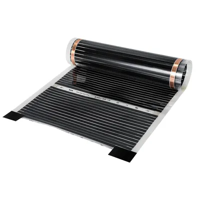 Productafbeelding van Jopassy elektrische verwarmingsfolie, 220 Watt/m², verwarmingsfolie-set, geschikt voor vloerverwarming van 1m², infrarood, afmetingen: 200x50 cm (per stuk)