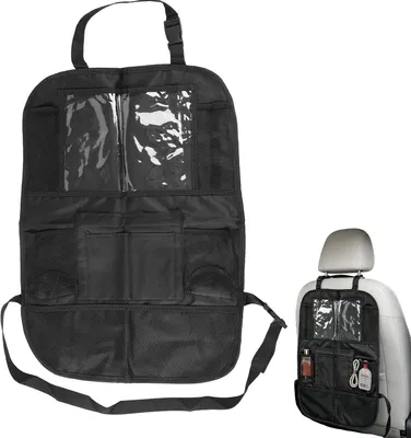 Productafbeelding van Organizer voor de achterbank, 42 x 60 cm, zwart, opbergruimte voor auto-accessoires