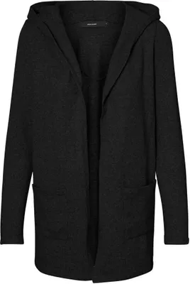 Produktbild von Vero Moda VMDOFFY Knit Cardigan, Pullover, Erwachsener, Weiblich, Schwarz, XS, Polyester