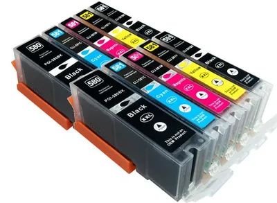 Produktbild von 10 XXL Drucker Patronen f.PGI580 CLI581 f.PIXMA TS705 TR8550 TS6150 TS6151 u.v.m