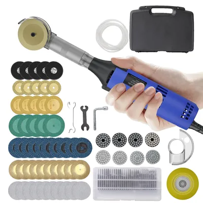 Obrázek produktu pro Elektrický úhlová bruska, 6 nastavitelných rychlostí, ergonomický design, 500 W, 20 000 otáček za minutu