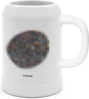 Produktbild von Mr. & Mrs. Panda Humpen Fuchs Lord - Weiß - Geschenk, Cocktail, Monokel, Bier Seidel, Krug, Bierhumpen, Tonkrug, Spruch Lustig, Steinkrug, Schick, Neugierig