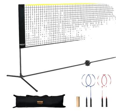 Image de VEVOR 606cm Filet de Badminton Set Volleyball Outdoor Pickleball Tennis Filet Portable