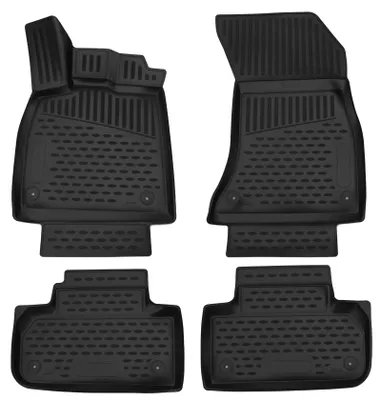 Produktbild von AD Tuning Gummi Fußmatten Set für Audi Q5 Typ FY, Bj. 1/2017-