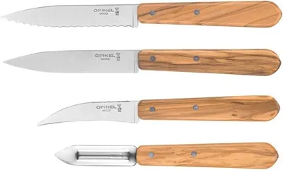 Produktbild von Opinel Zestaw Essentials Olivewood Box Set