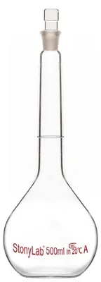 Messkolben Klasse A 500 ml ±0,25 ml Borosilikatglas