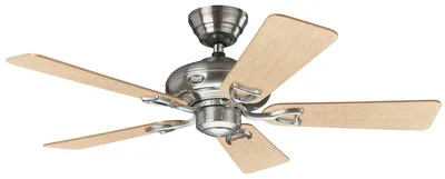 Produktbild von Deckenventilator mit Zugschnur Hunter Seville II 112 cm Nickel