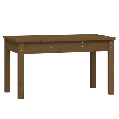 Produktbild von "2026 MODERNE"Gartenbank - Sitzbank - Parkbank Honigbraun 80x44x45 cm Massivholz Kiefer - Gartenmöbel CC8043226