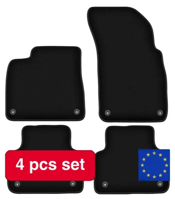 Immagine prodotto di Tappetini, fibre sintetiche, design leggero, nero