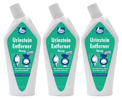 Produktbild von Dr. Becher Urinstein Entferner 750ml für Toiletten Urinale Bidets (3er Pack)