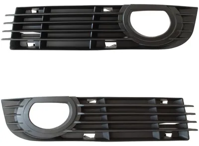 Für Audi A8 D3 4E ab 2005-2010 Stoßstangen Gitter Abdeckung LINKS + RECHTS in der Farbe von GOLDCAR
