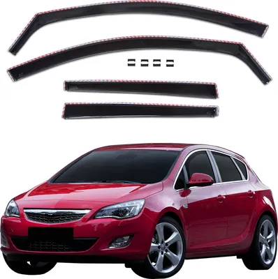 Obrázek produktu pro J&J Automotive | SCOUTT Deflektor / Ofuky oken pro Opel Astra J Hatchback 2009-2015 5D 4ks