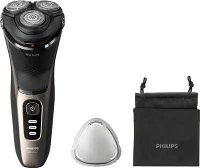 Immagine prodotto di Philips S3242/12 men's shaver Rotation shaver Trimmer Black, Gold