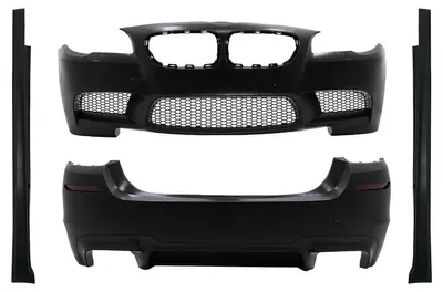Zdjęcie produktu dla Zestaw karoserii: zderzak i progi boczne do BMW serii 5 F10 (2010–2017) w stylu M5.
