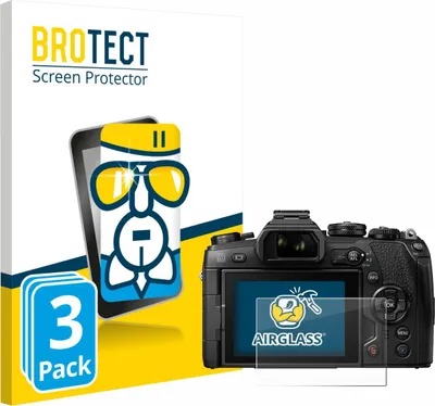 Produktbild von 3x BROTECT Schutzglas für Olympus OM-D E-M1 Mark II / Mark III Schutzfolie Panzer Folie Glas Display Schutz klar
