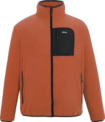 Image de Regatta - Veste polaire « Frankie » pour homme, fermeture éclair sur toute la longueur RG12715 (3XL) (brique/noir)