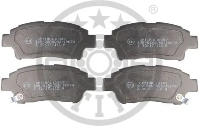 Produktbild von OPTIMAL Bremsbeläge Satz Vorne Bremsklötze für TOYOTA Yaris Schrägheck (P1) BP-10347