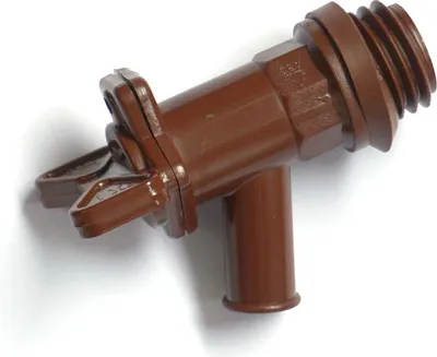 Produktbild von YERD Ersatzhahn für Regen Tonne Fass 1/2 Zoll Gr. 1 Country Style Wasser braun