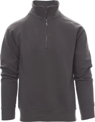 Produktbild von Herren Sweatshirt Half-Zip "MIAMI+ SUMMER" - Payper Rauchgrau L
