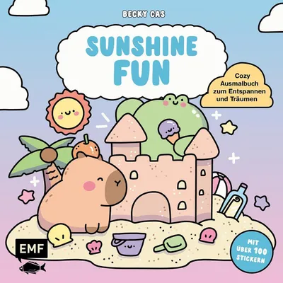 Produktbild von Sunshine Fun - Cozy Ausmalbuch zum Entspannen und Träumen