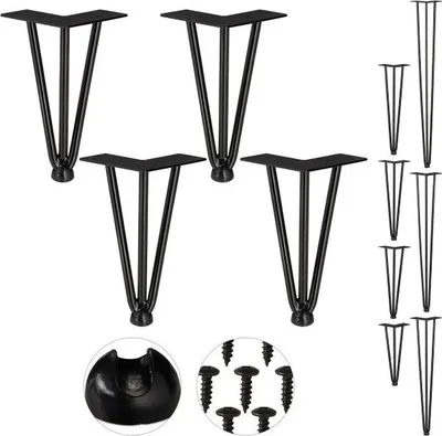 Image de Lot de 4 épingles à cheveux pour pieds de meubles