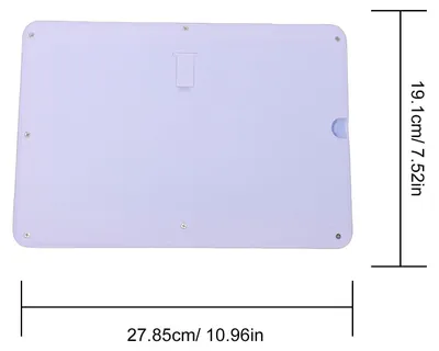 Image de Loupe d'écran pour téléphone portable de 14 pouces, support pliable avec amplificateurs pour films et vidéos, blanc
