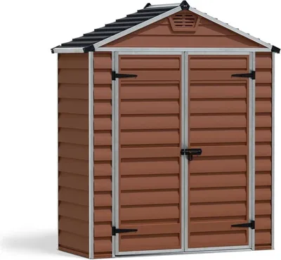 Produktbild von Palram - Canopia Kunststoff Gerätehaus Skylight 63 Bernstein 90x185x217 cm