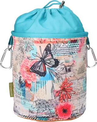 Produktbild von bellaCott Wäscheklammerbeutel Schmetterling, Ø18x 31 cm, Baumwolle, 2 Karabiner