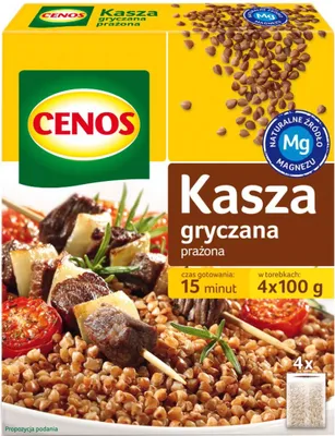 Produktbild von Cenos Buchweizengrütze geröstet 400 g (4 x 100 g)