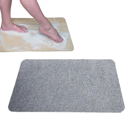 Produktbild von Hydro Wonder® Badematte, Duschmatte, rutschfest, 40 x 60cm - Farbe grau
