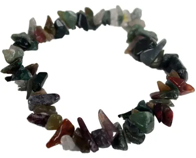 Produktbild von Ancient Wisdom Chipstone Armband – Moss Achat
