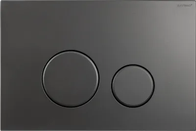 Produktbild von Raybro Betätigungsplatte Cortado Universal 2-Mengen-Spülung gun metal 100.666.065