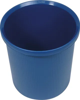 Produktbild von Papierkorb Linear 18l blau Packung mit 5 Stück
