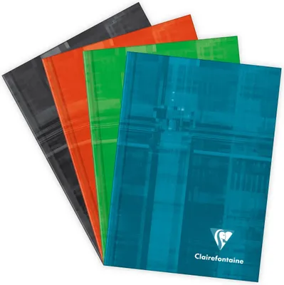 Produktbild von Clairefontaine 5x Notizbuch A6, 96 Blatt kariert 90g - Sortiert 69492C