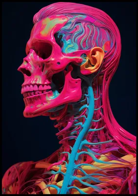 Produktbild von Plakat 70x100cm Anatomie der Farbe