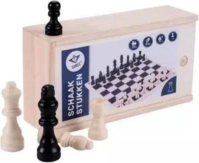 Zdjęcie produktu dla Longfield Games 150000, Figury szachowe, Czarny, Drewno, 32 szt.