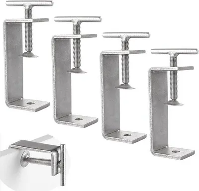 Produktbild von C-Klemmen Set 4 Stück - Verstellbar aus Edelstahl