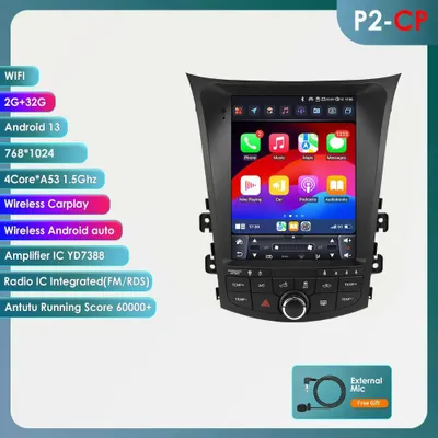 Image de Autoradio compatible avec Hyundai i30 - Android 14 - Écran tactile de 9,7 pouces - Apple CarPlay
