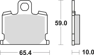 Zdjęcie produktu dla Klocki hamulcowe kpl. TRW MCB521