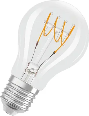 Zdjęcie produktu dla Żarówka LED Dekoracyjna A60 E27 4.8W = 40W 470lm 2700K Ciepła 320° Filament Ściemnialna Vintage 1906 Osram