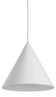 Zdjęcie produktu dla Lampa wisząca Industrial-Minimal A-Line Metal White 1 Light E27