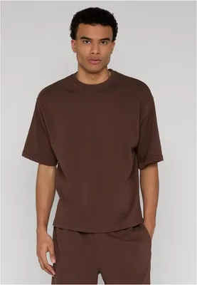Obrázek produktu pro Pánské tričko Urban Classics Heavy Washed Boxy Tee chocolatebrown - 4XL