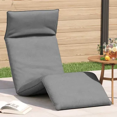 Productafbeelding van Maison Exclusive - Opvouwbare ligbed, grijs, 175x54x8,5 cm, Oxford-stof