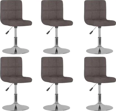 Produktbild von Esszimmerstühle 6 Stk. Drehbar Taupe Stoff